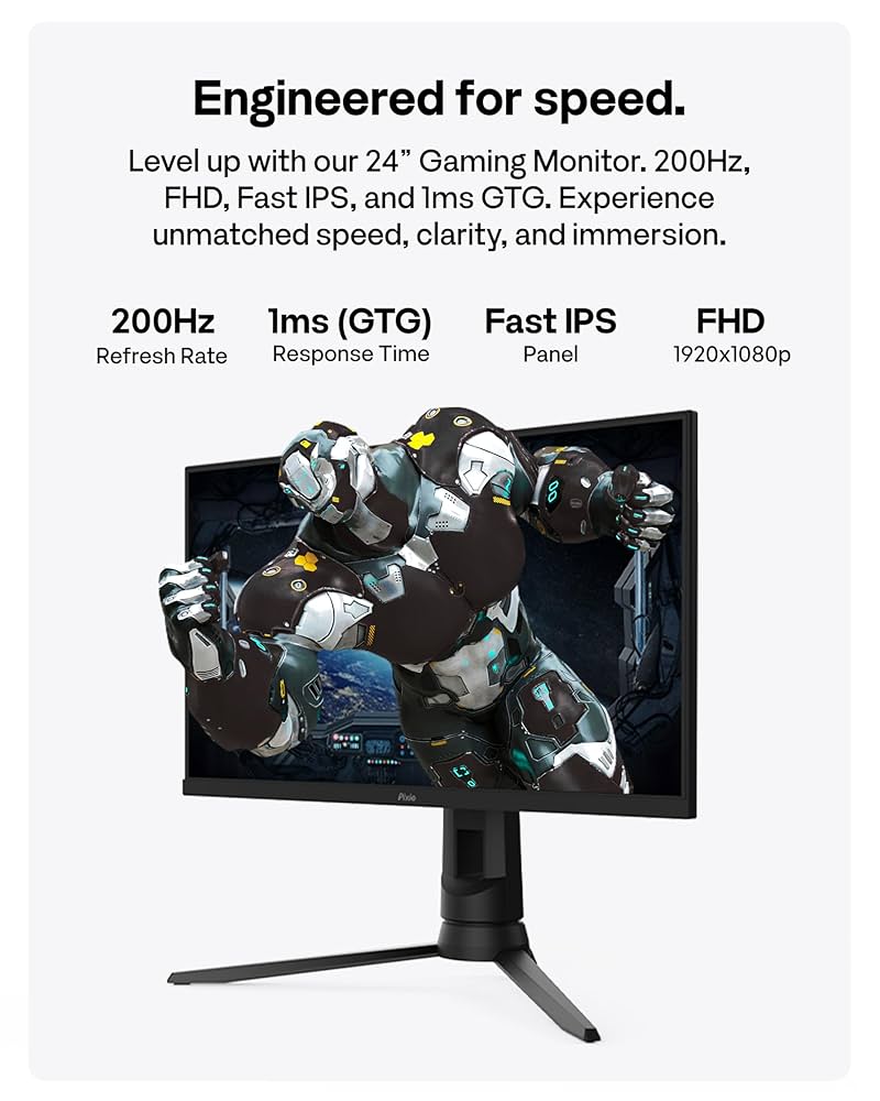 Amazon.com: Pixio PX248 PRO V2 24 inch 200Hz Refresh Rate